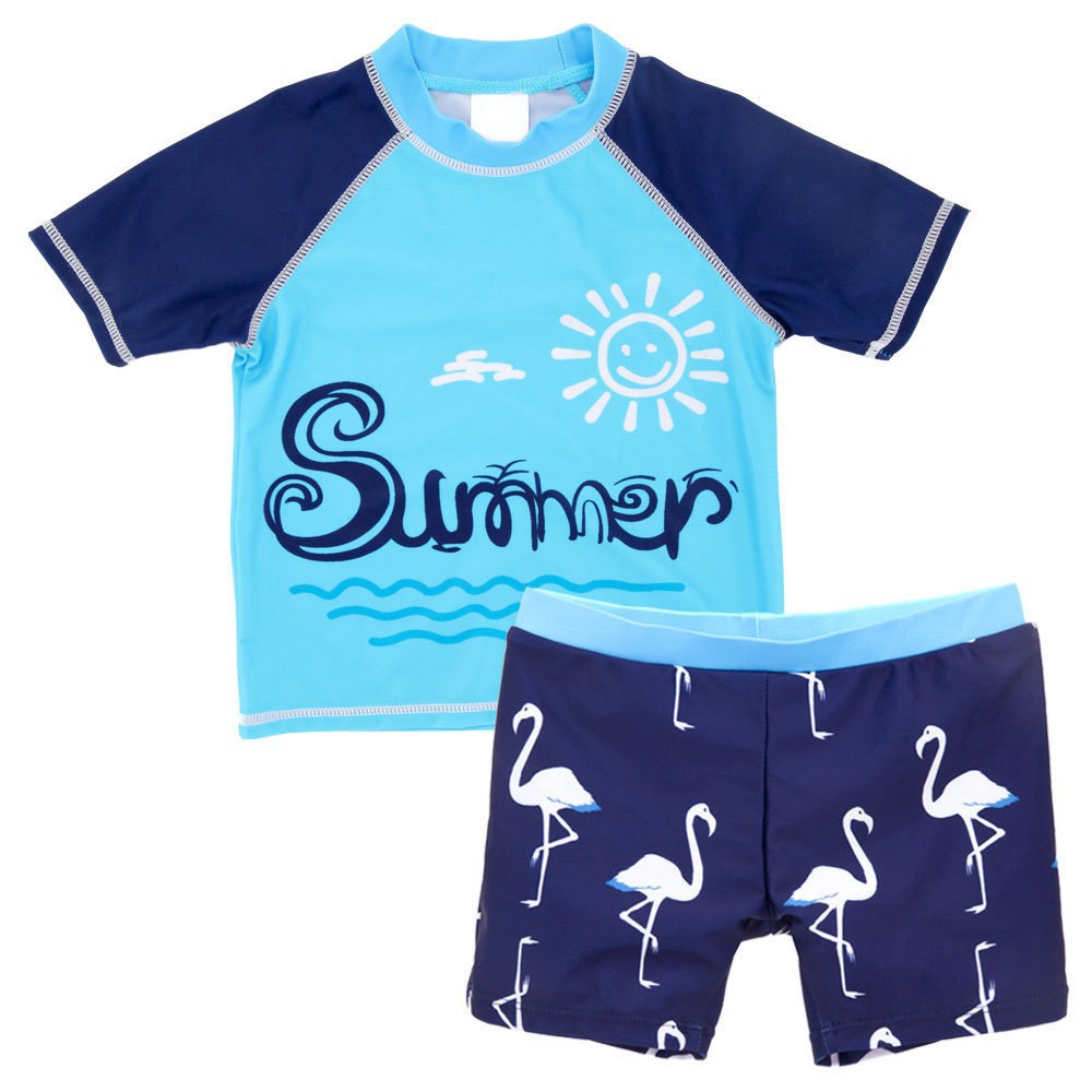 Traje de Baño de Una Pieza para Niños con Protección Solar y Diseño de Dibujos Animados
