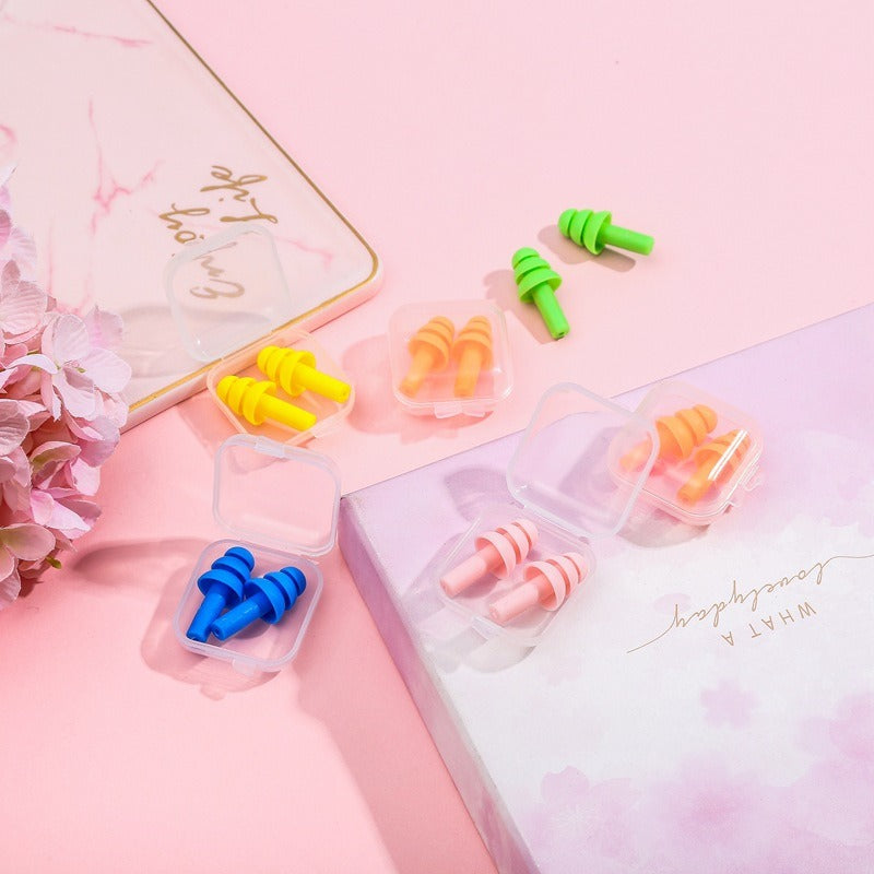 Christmas Tree Waterproof Silicone Earplugs for Sleep