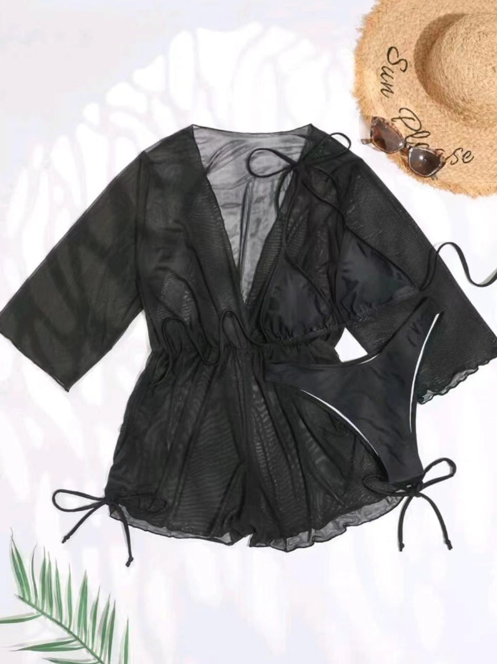 Conjunto de Traje de Baño de Tres Piezas con Falda para Mujer 2026