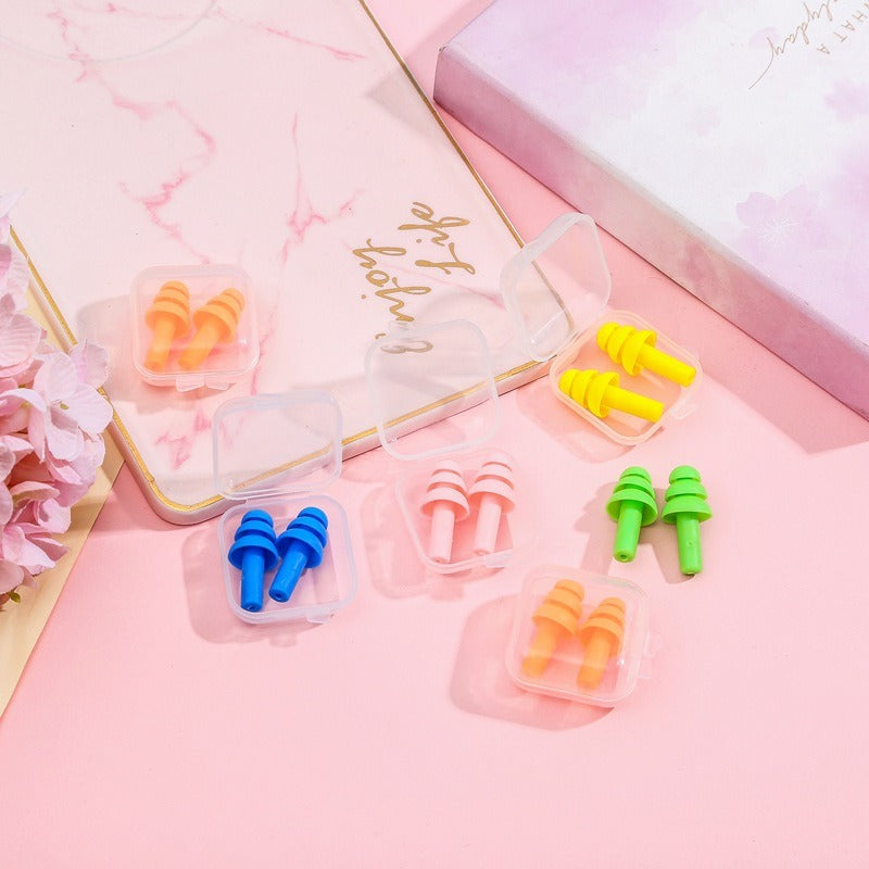 Christmas Tree Waterproof Silicone Earplugs for Sleep