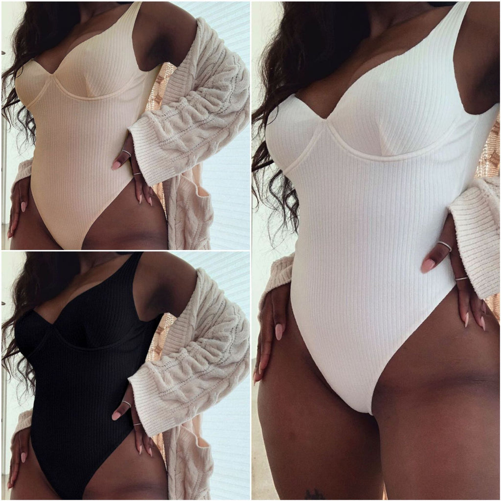 Traje de Baño de una Pieza para Mujer con Soporte de Acero