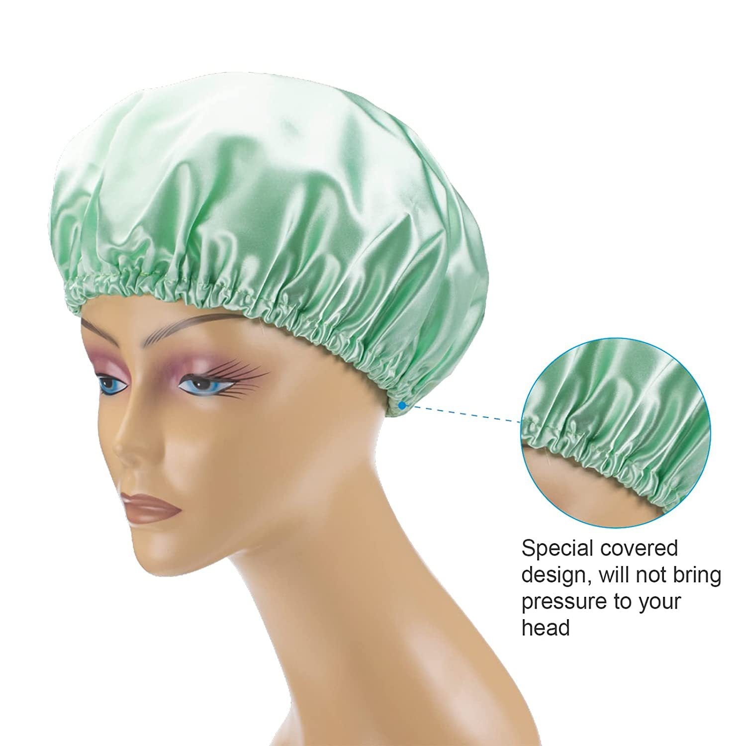 Gorro especial de satin para baño