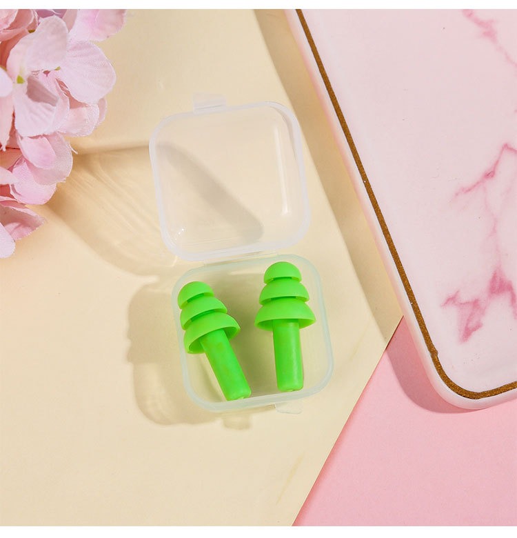 Christmas Tree Waterproof Silicone Earplugs for Sleep