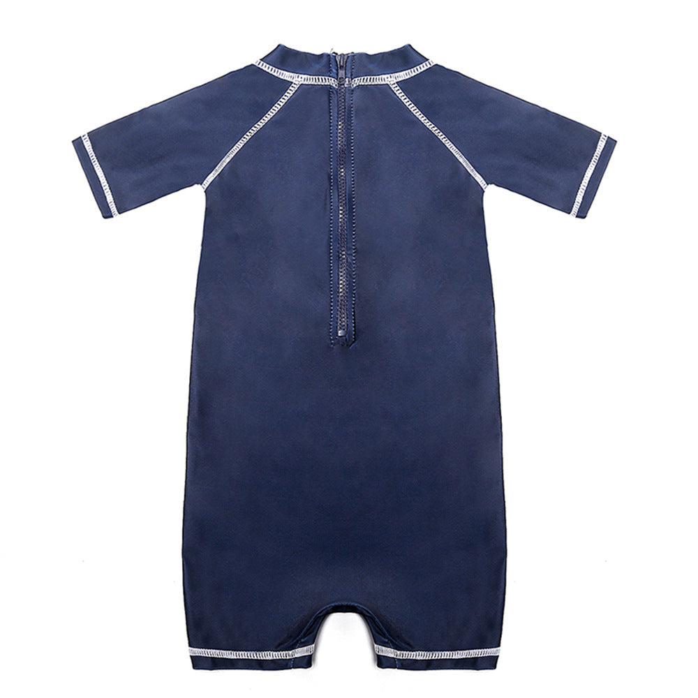 Traje de Baño de Una Pieza para Niños con Protección Solar y Diseño de Dibujos Animados