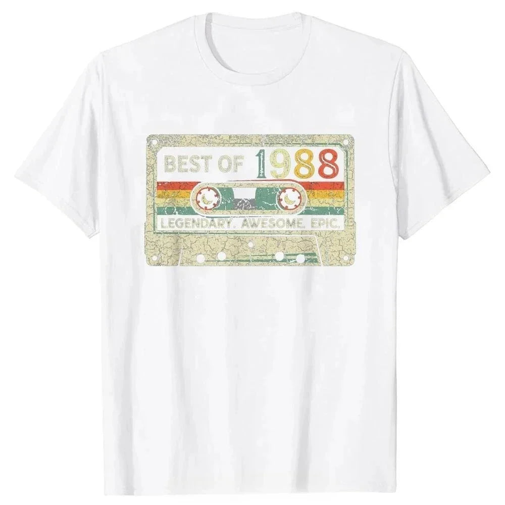 Retro T-shirt, Born in 1983 and 1988 Unlocked