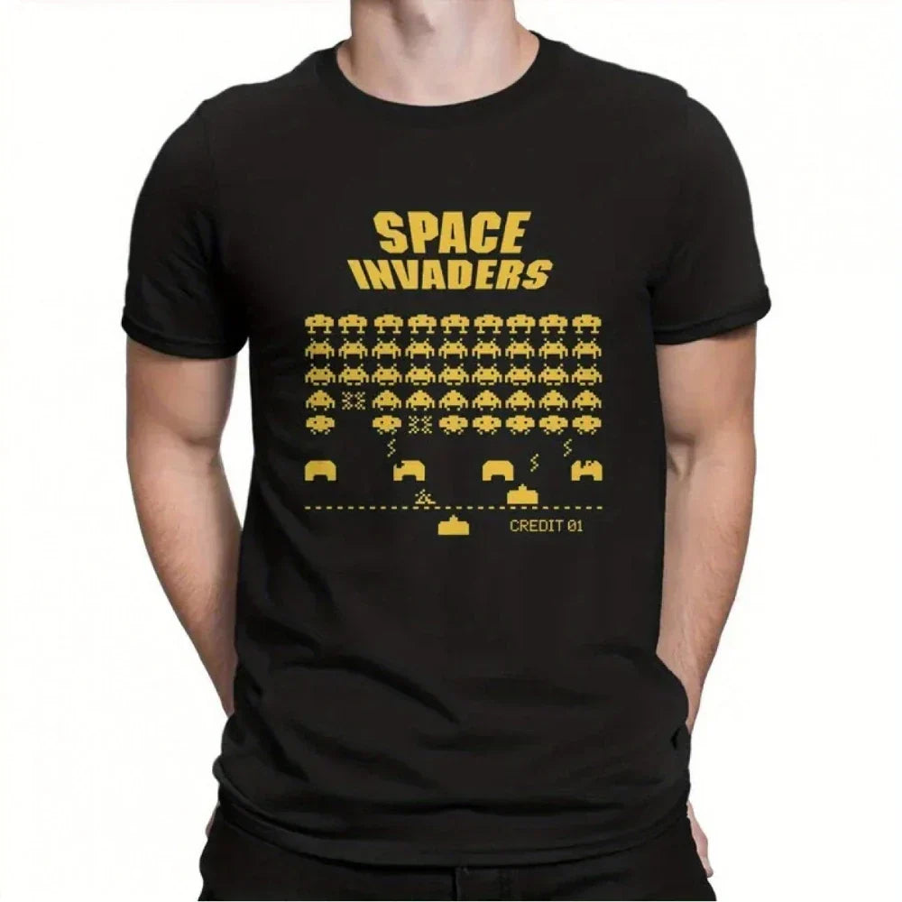 Retro Space Invaders Graphic