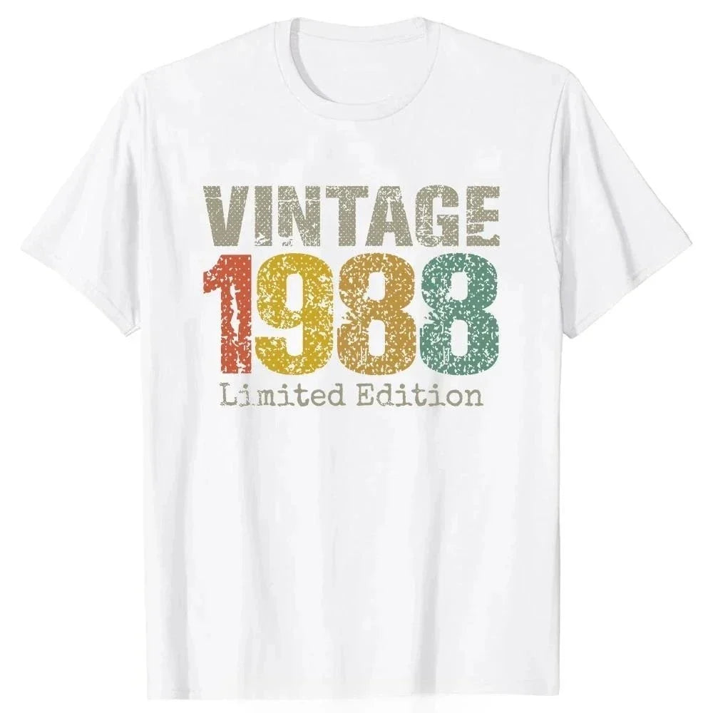 Retro T-shirt, Born in 1983 and 1988 Unlocked