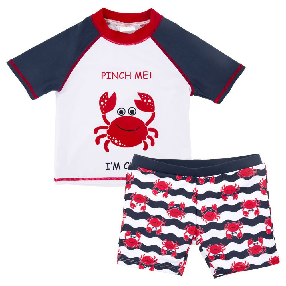 Traje de Baño de Una Pieza para Niños con Protección Solar y Diseño de Dibujos Animados