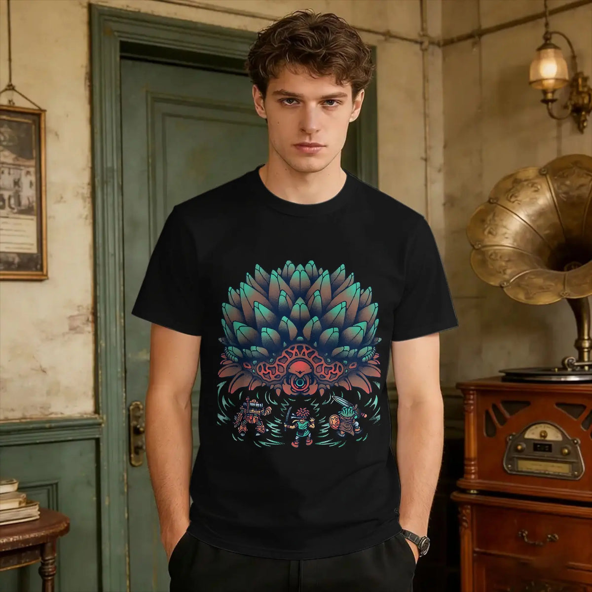 Camisa verano para hombre manga corta transpirable casual
