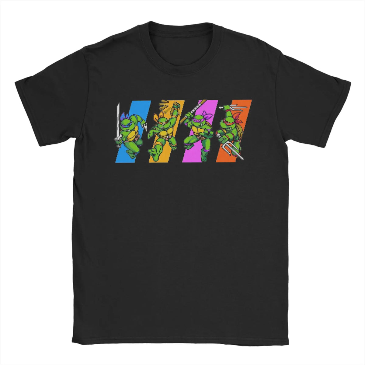 camiseta retro increíble de raph tortugas ninja con diseño casual