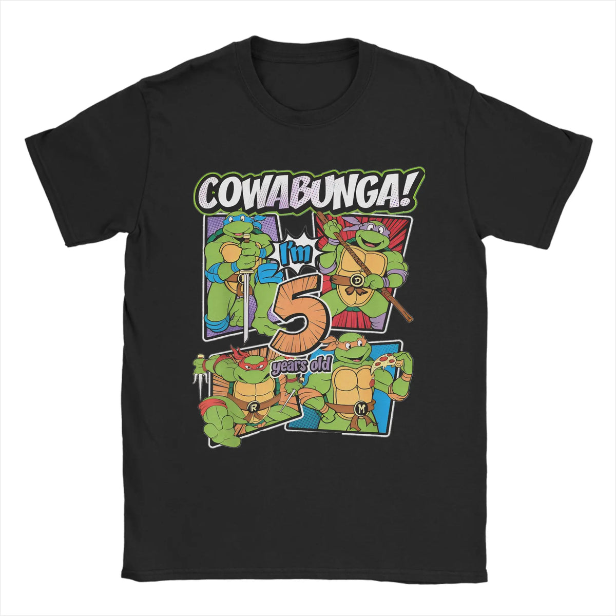 Camiseta retro de algodón con diseño increíble de Raph de las Tortugas Ninja