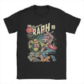 Camiseta retro de algodón con diseño de Raphael de las Tortugas Ninja